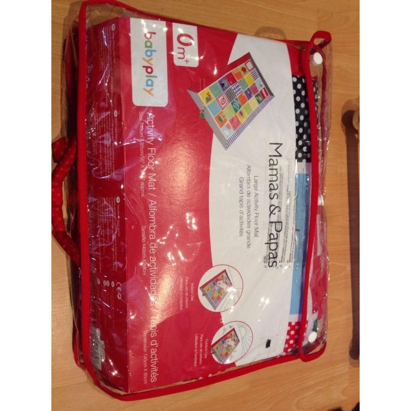 Mamas & Papas Babyplay Activity Floormat - excellent condition with original box