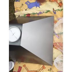 Extractor fan hood with light