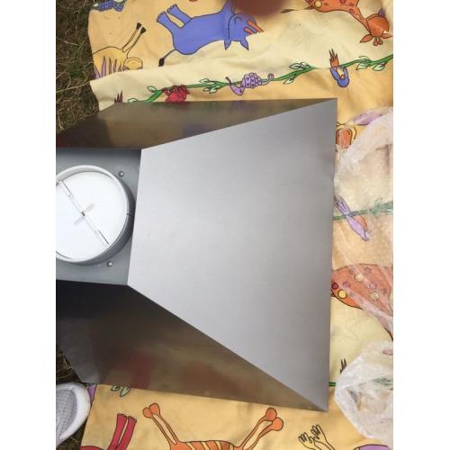 Extractor fan hood with light