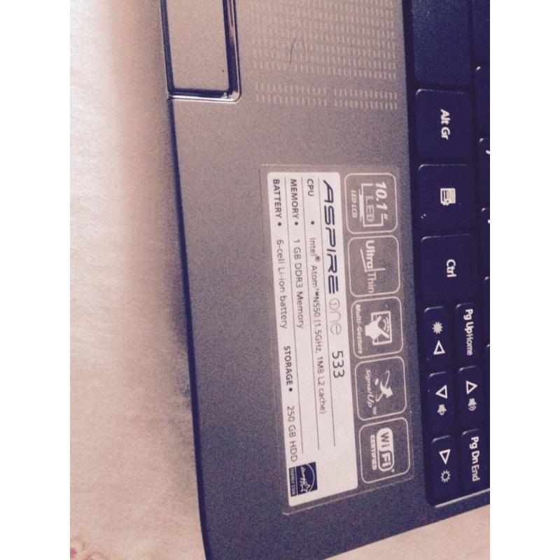 Acer Aspire One 10.1 inch netbook