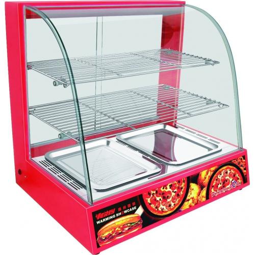Hot Food Display Cabinet Counter Electric Pie Chicken Pasty Sausage Rolls 66cm