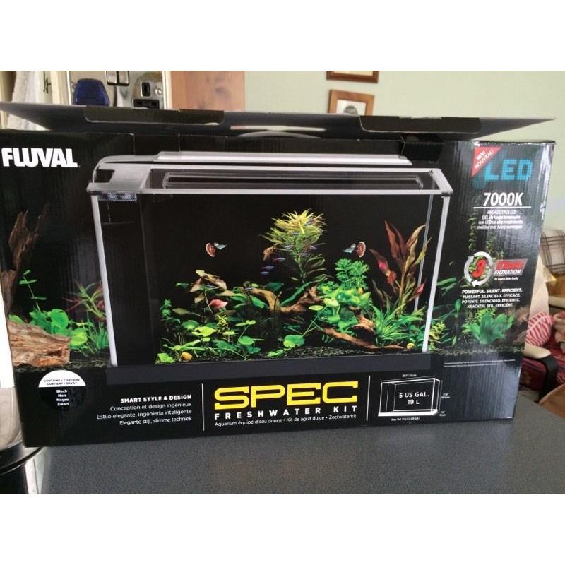 Fluval Spec 19 Litre Aquarium in Black