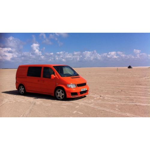 Groovy bright orange campervan with loads of extras, ideal for city living and weekend adventures