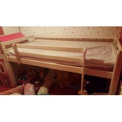 Raised childs bed