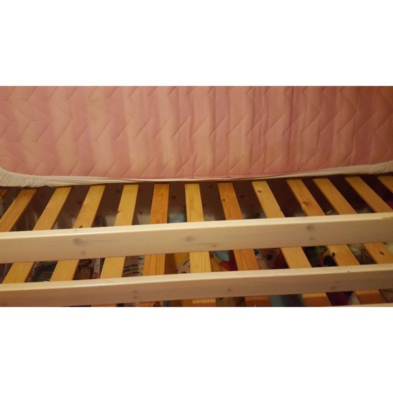 Raised childs bed