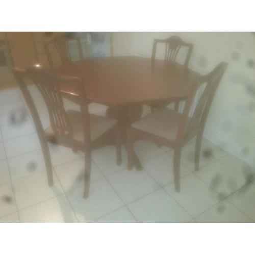Mahogany Table and Chairs For Sale- Great Condition, Must See!!!