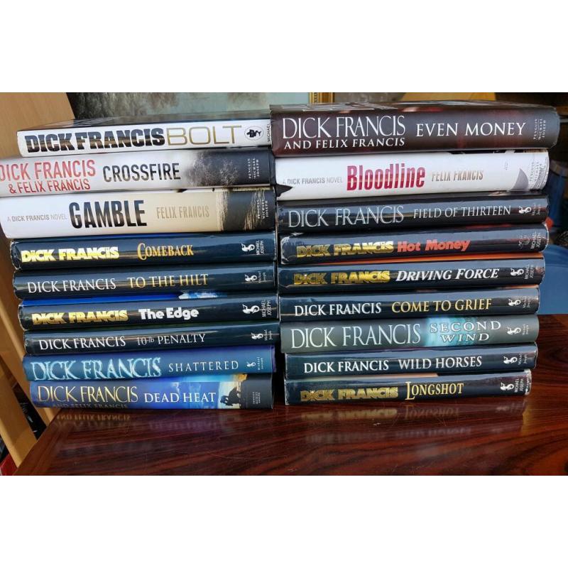 Selection of books by Dick Francis