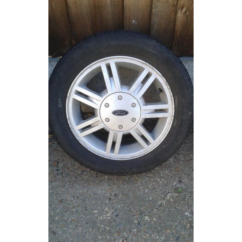 FORD ALLOYS SET OF 4 WITH TYRES