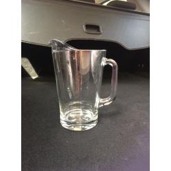 13 glass water jugs/pitchers 1.9 Lt