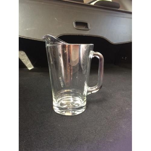 13 glass water jugs/pitchers 1.9 Lt
