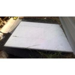 FREE!!! REAL MARBLE FIRE BACKING..GREY/WHITE