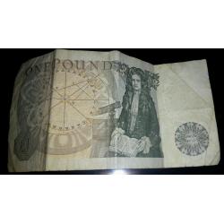 ONE POUND NOTE!!!