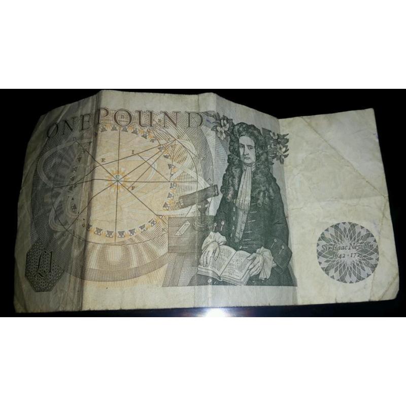ONE POUND NOTE!!!