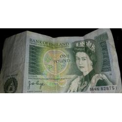 ONE POUND NOTE!!!