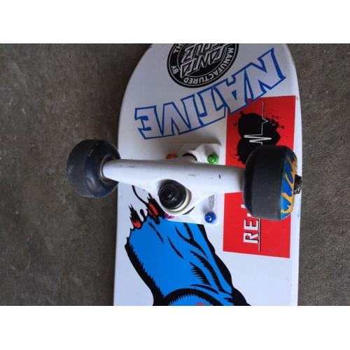 Santa Cruz screaming hand skateboard.