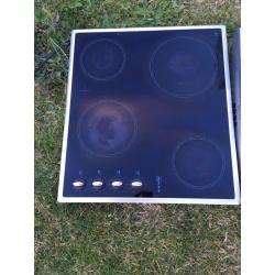 Neff induction hob and extractor fan