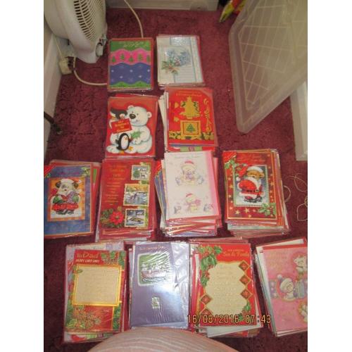 Over 120 Christmas cards