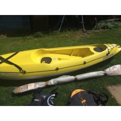 Bic Bilbao kayak and accessories.