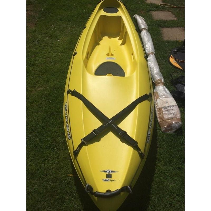 Bic Bilbao kayak and accessories.