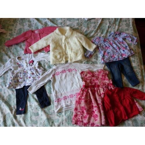3-6 bundle of baby girl clothes