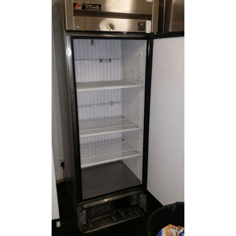 COMMERCIAL used Large Stainless steel Freezer - manufactured by TMC TRUE
