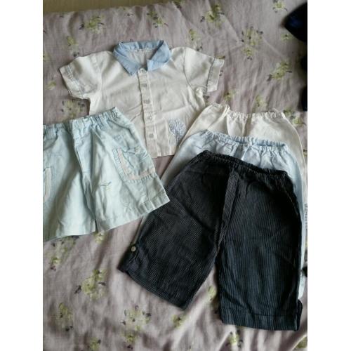 Boys bundle of linen shirts and shirt