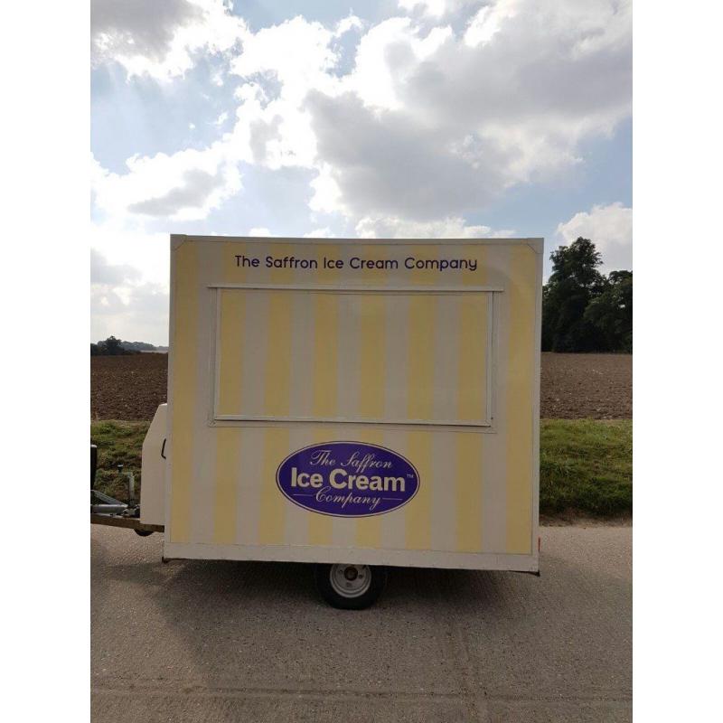 Mobile Ice Cream Catering Trailer | Doughnuts | Candy Floss | Slush | Sweets | Coffee | Burger Van
