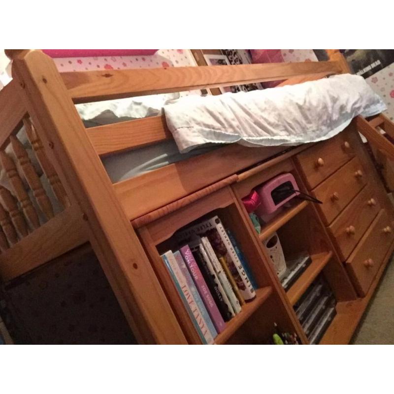 Julian Bowen cabin mid sleeper bed.