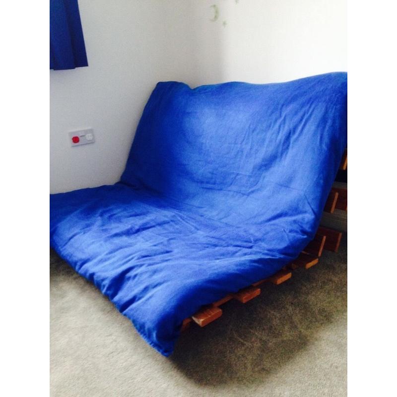 Double futon bed
