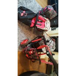 cosatto giggle 2 pram travle system(flamingo fling
