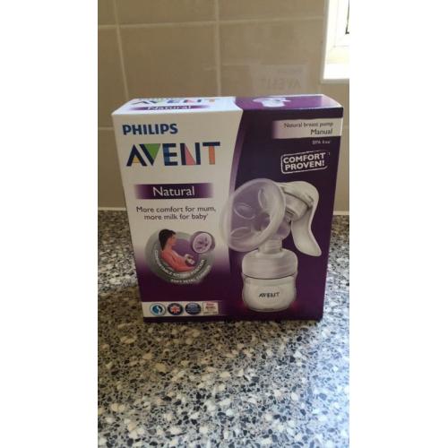 Brand new Avent natural manual breast pump