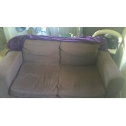 Sofa bed in brown. Need gone tonight/tomorrow morning
