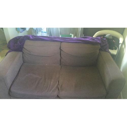 Sofa bed in brown. Need gone tonight/tomorrow morning