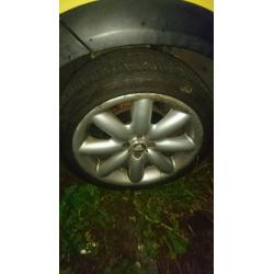 Mini alloy wheels and tyres