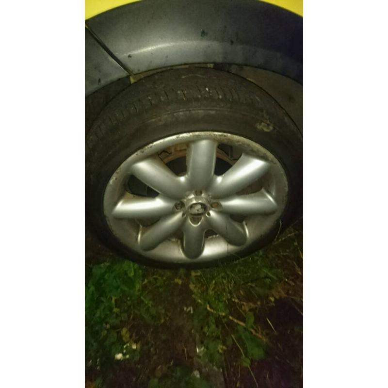 Mini alloy wheels and tyres