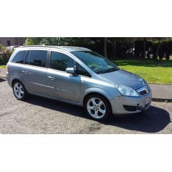 Vauxhall Zafira 7 seater, 6 Speed Gear , with low mileage. MOT UNTIL 6 June 2017