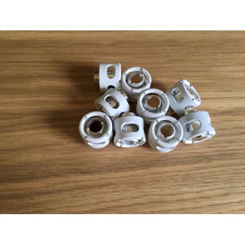 Monsoon 16/11mm (ID 7/16 OD 5/8) Free Center Compression Fitting - White