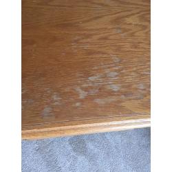 Pair of oak side tables