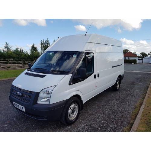 NO VAT 2013 13 FORD TRANSIT 2.2 LWB HIGHTOP RWD T350, PX WELCOME ONE OWNER FROM NEW, LONG MOT