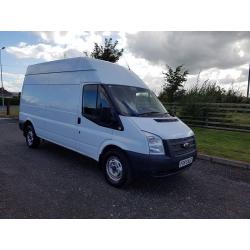NO VAT 2013 13 FORD TRANSIT 2.2 LWB HIGHTOP RWD T350, PX WELCOME ONE OWNER FROM NEW, LONG MOT