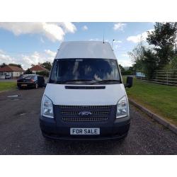 NO VAT 2013 13 FORD TRANSIT 2.2 LWB HIGHTOP RWD T350, PX WELCOME ONE OWNER FROM NEW, LONG MOT