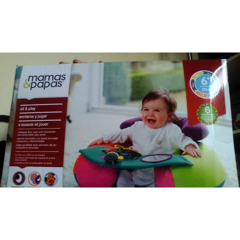 mamas and papas baby play sit only ued onces