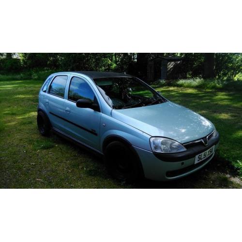 CORSA SXI 51 Reg as seen. Wide wheels still on but no tires due to baldness