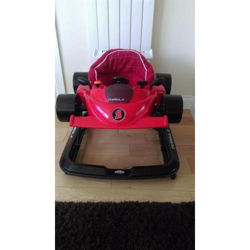 Boys baby walker, as new!