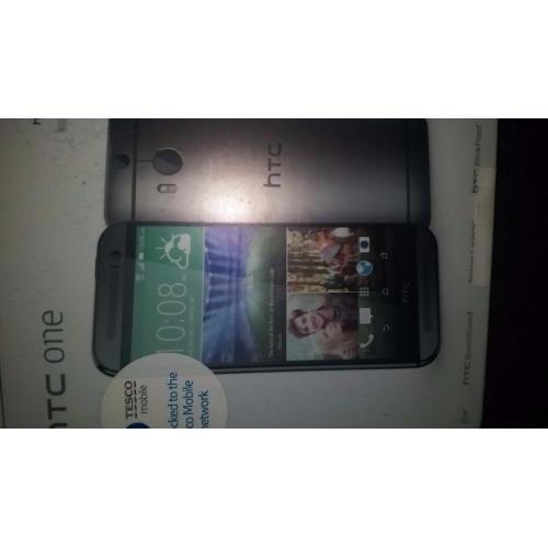 Boxed HTC One M8 16GB phone, Gun metal grey, used but like new!