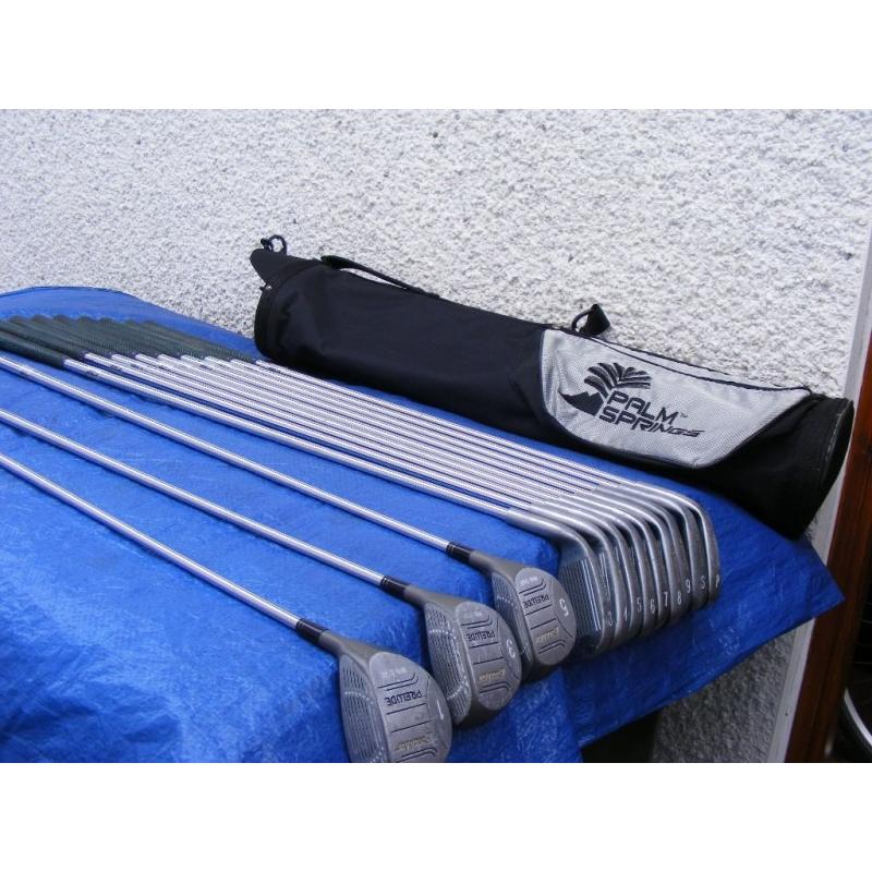 Perfect starter set of Excalibur golf clubs in a carry bag