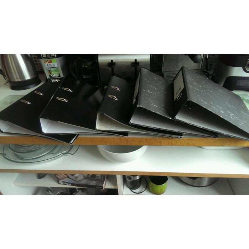 5 folders in perfectly good condition.