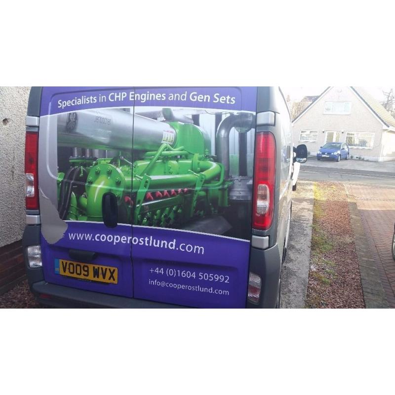 Vauxhall Vivaro CDTI 2.0 Reg 2009 without engine.