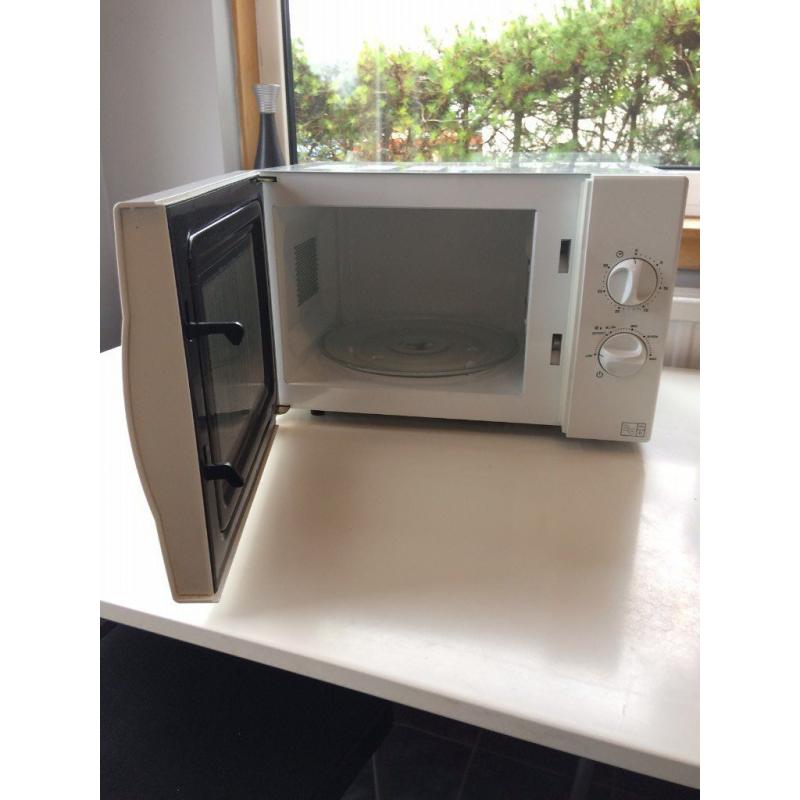 White Microwave