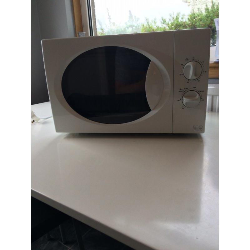 White Microwave